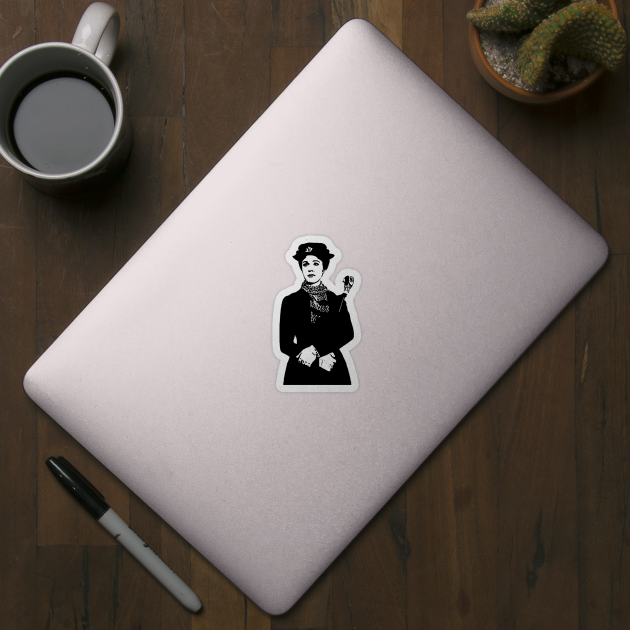 Mary Poppins Silhouette Green by baranskini